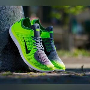 Nike Free Flyknit 4.0 – Light Charcoal / Black – Volt 631053-003